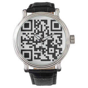 QR-Code der Orangutan Foundation Armbanduhr