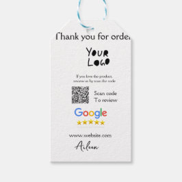 QR-Code der Website des Google-Reviews Geschenkanhänger