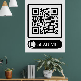 QR-Code des Marketings prüfen Poster