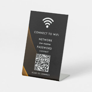 QR-Code des WiFi-Netzwerks scannen, um das Interne Sockelschild