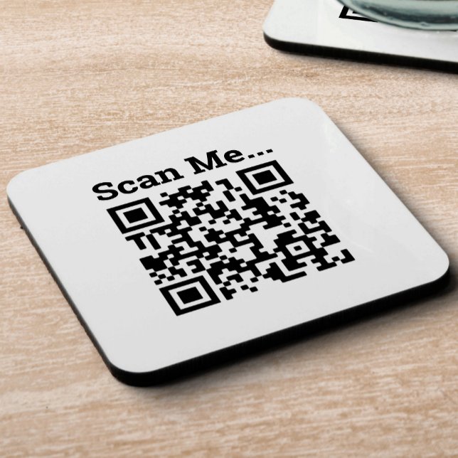 QR-Code-Design Getränkeuntersetzer (Von Creator hochgeladen)