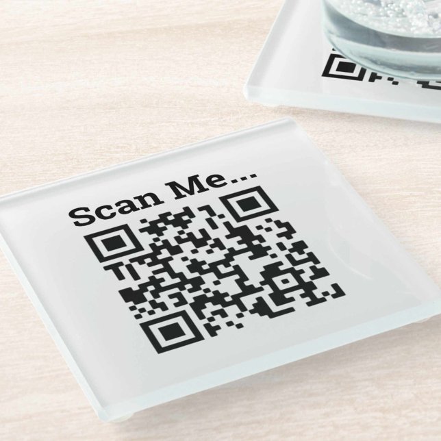 QR-Code-Design Glasuntersetzer (Von Creator hochgeladen)