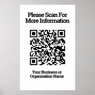 QR-Code-Design-Information Poster