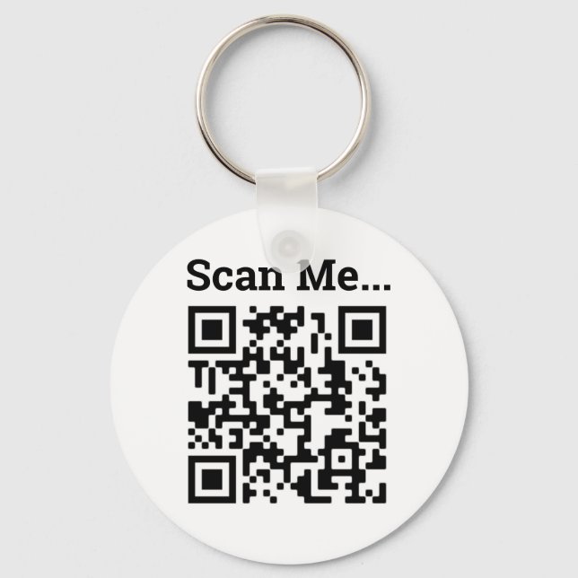 QR-Code-Design Schlüsselanhänger (Vorderseite)