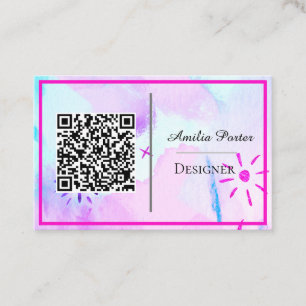 QR Code Designer Script Business Card Visitenkarte