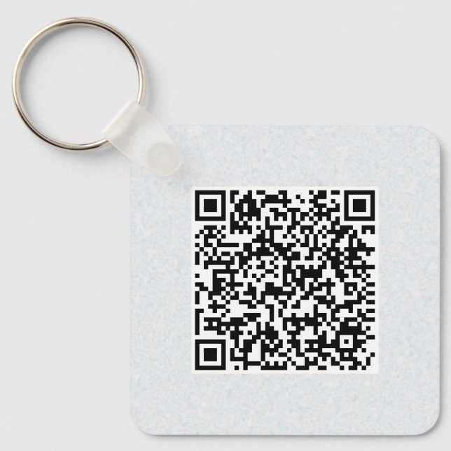 QR-Code Doppelseitiger Code für benutzerdefinierte Schlüsselanhänger (Vorderseite)
