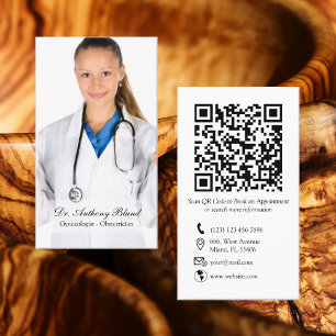 QR-Code Elegant OBGYN Obstetrician Gynecologin Bu Visitenkarte