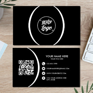 QR Code Entreprise Moderne Carte de visite profess