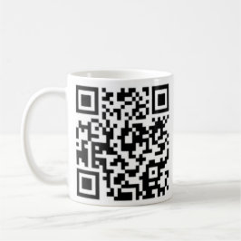 QR Code Entwurfs-Kaffeetasse am besten auf Kaffeetasse