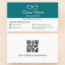 QR Code Eye Doctor Optometrist Office Glasses Icon