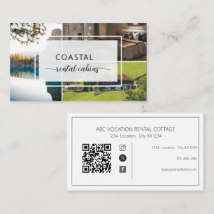 QR-Code Ferienvermietung Gästehaus Visitenkarte