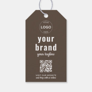 Qr-Code-Firmenlogo Hang-Tag-Preis-Markierung Swing Geschenkanhänger