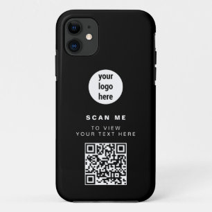 QR-Code-Firmenlogo Minimalistisches Firmenlogo Case-Mate iPhone Hülle