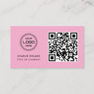 QR-Code Firmenlogo Professionell & Modern Visitenkarte