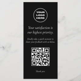 QR-Code-Flyer für Serverbücher mit Karos oder Menükarte