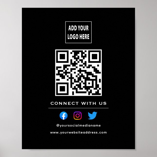 QR-Code folgen der Prüfung, um eine Verbindung mit Poster (Vorne)