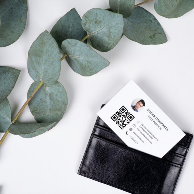 QR Code Foto Business Card Visitenkarte (Von Creator hochgeladen)
