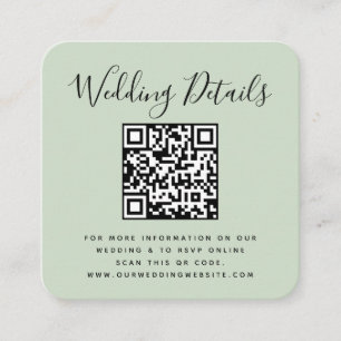 QR-Code Foto-RSVP Begleitkarte