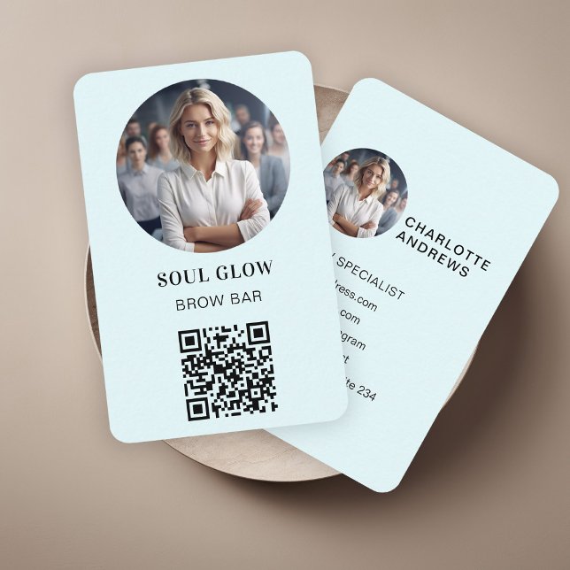 QR-Code, Foto, Salon Visitenkarte (Von Creator hochgeladen)