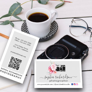 QR-Code-Fotograf Visitenkarte