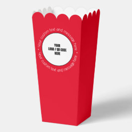 QR-Code für benutzerdefinierte Firmenlogos Text Re Geschenkschachtel