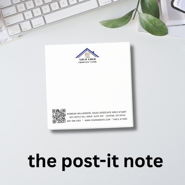 QR-Code für benutzerdefinierte Logos Post-it Klebezettel (Von Creator hochgeladen)