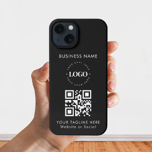 QR-Code für benutzerdefinierte Unternehmen und Tex iPhone Hülle