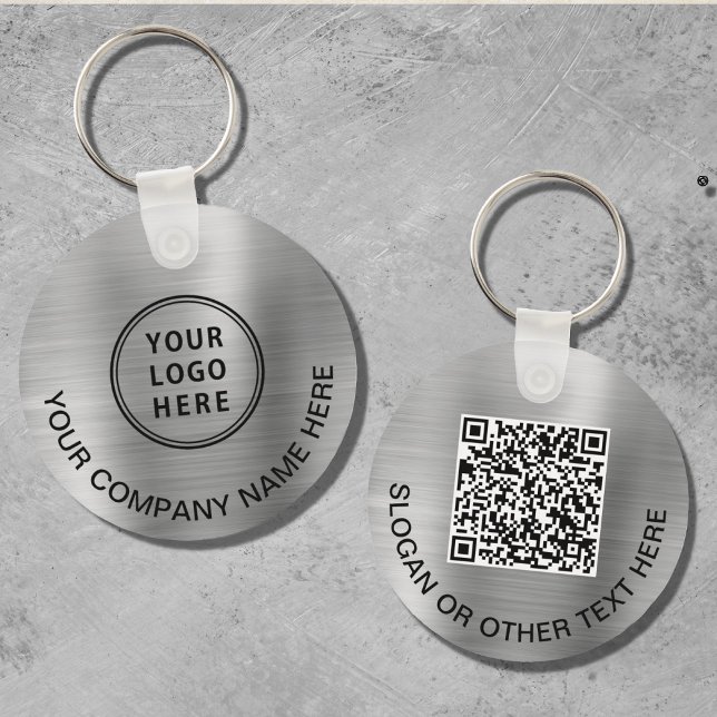 QR-Code für benutzerdefiniertes Werbesilber Schlüsselanhänger (Von Creator hochgeladen)