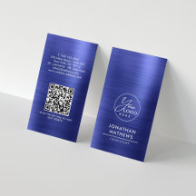 QR-Code für beruflich gebürstetes Metallic Blue-Lo
