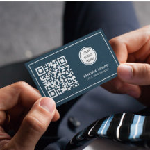 QR-Code für berufliche Blue Company