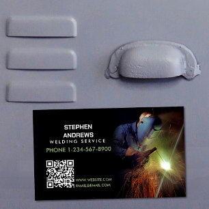 QR-Code für berufliche Metallschweißanlagen Magnetische Visitenkarte