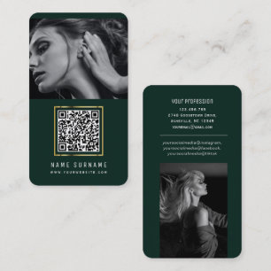 QR-Code für berufliche soziale Medien für modern Visitenkarte