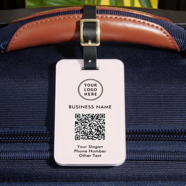 QR-Code für berufliches Business Gepäckanhänger (Vorderseite Insitu 2)