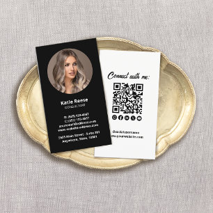 QR-Code für Berufliches Foto Visitenkarte