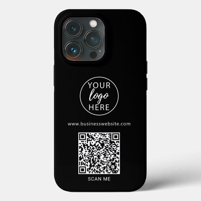 QR-Code für Black Business Case-Mate iPhone Hülle (Rückseite)