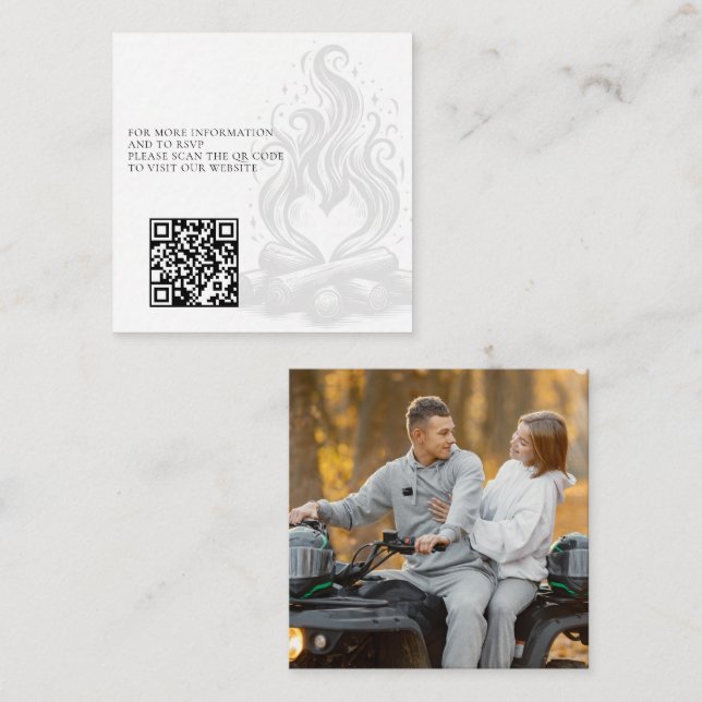 QR-Code für Campfire Love Begleitkarte (Vorne/Hinten)