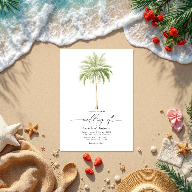 QR-Code für Coastal Chic Beach Wedding Einladung (Coastal Chic Beach Wedding QR Code Invitation)