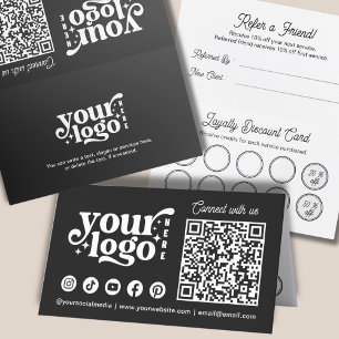QR-Code für das Logo "Black Company Referunch" Treuekarte