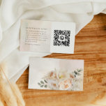 QR-Code für den Botanischen Eukalyptus Honeymoon F Begleitkarte<br><div class="desc">Eukalyptus Wedding Honeymoon Fund QR Code-Karte, die Ihre Gäste Liebe - während Sie die Geschenke zu vereinfachen und Ihnen dabei helfen, eine unvergessliche Flitterwochen zu schaffen. Der gesamte Text kann leicht mit Ihrer Nachricht und Zahlungsdetails (Zelle, PayPal und Venmo) und Ihrem QR-Code personalisiert werden. Entsprechende Artikel in unserem Shop Cava...</div>