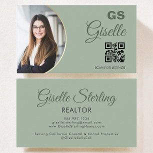 QR-Code für den Monogram-Realtor für das Sage Gree Visitenkarte