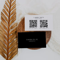 Qr-Code für den Schwarz-weißen Inhaltsersteller