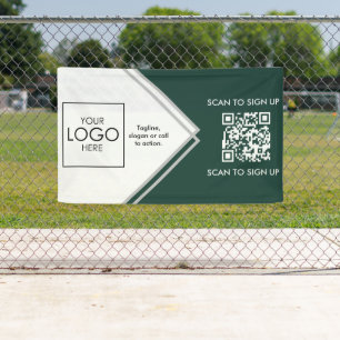 QR-Code für die Anzeige von Werbeplakaten für Mess Banner