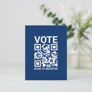 QR-Code für die Registrierung benutzerdefinierter Postkarte
