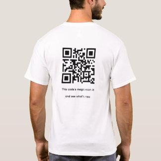 QR-Code für direkten Zugriff für den Online-Stack T-Shirt