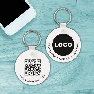 QR-Code für einfache Werbefirmen Schlüsselanhänger