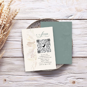 QR-Code für grünes botanisches Online-UAWG Begleitkarte