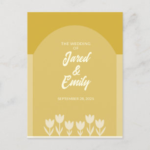 QR-Code für Hochzeitsfeiern Postkarte