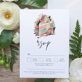 QR-Code für Hochzeitstorte RSVP Karte