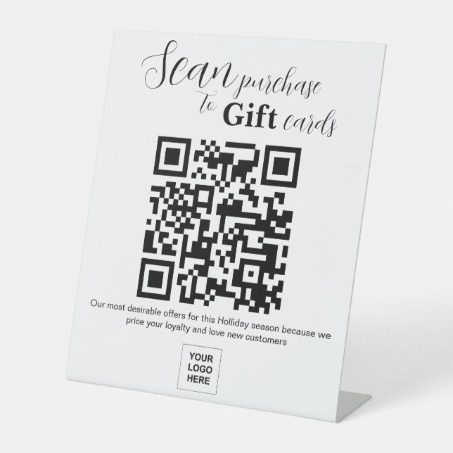 QR-Code für Kartenkauf Sockelschild (Vorderseite)