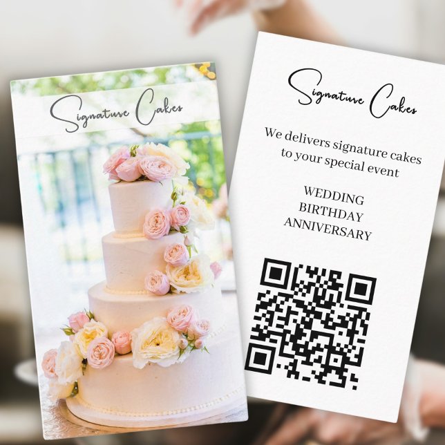 QR-Code für Kuchen und Catering Visitenkarte (Von Creator hochgeladen)